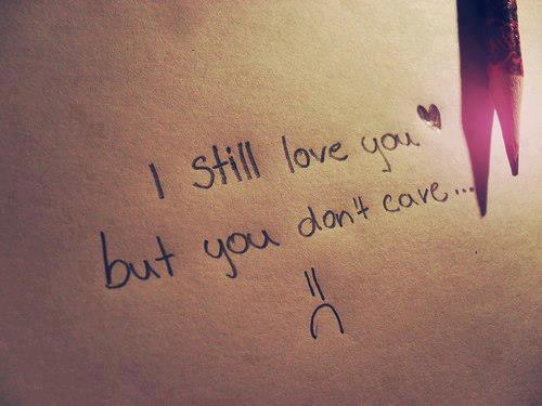 Sad Love, You Dont Care